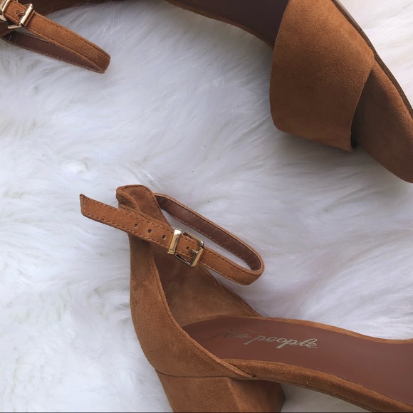 Free People Mariglod Suede Block Heel Sandal - Picture 4 of 7